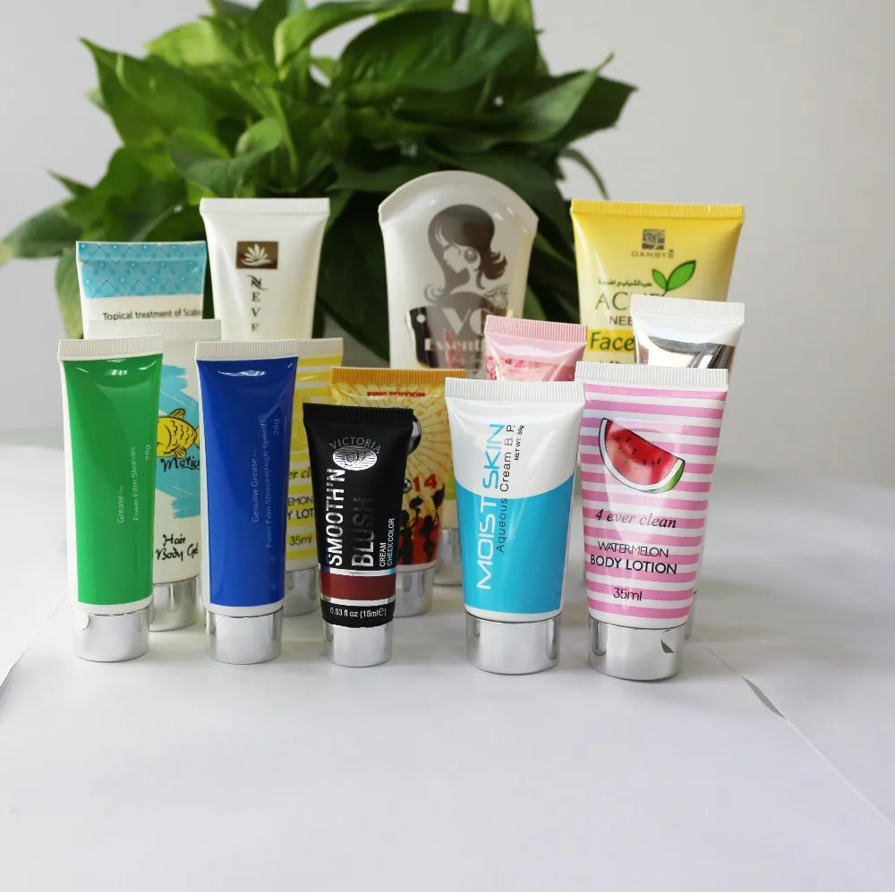 Cosmetic Tube Clear Plastic Cosmetics Packing Aluminum Laminated Tube