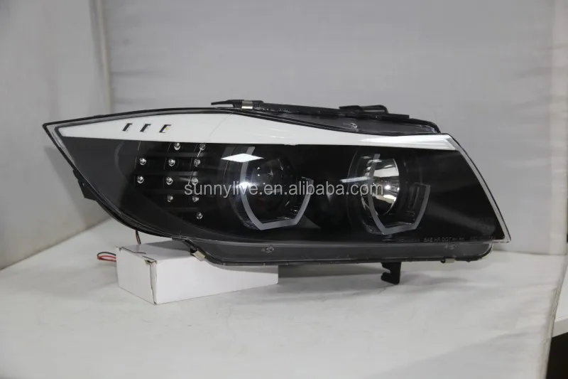 For BMW E90 330I 320I 318i led Angel Eyes headlight JY