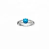 Nice Women Turquoise Stone Sterling Silver Ring for Party