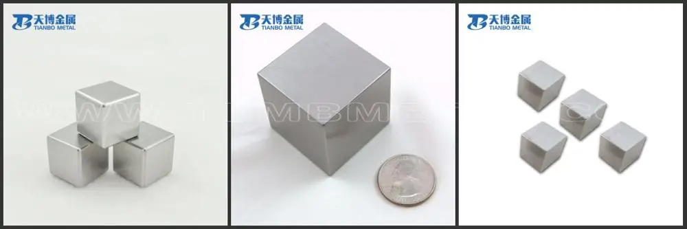 Hot Sale 1kg Tungsten Cube,Pure Iron Ingot,Tungsten Ingot Metal 
