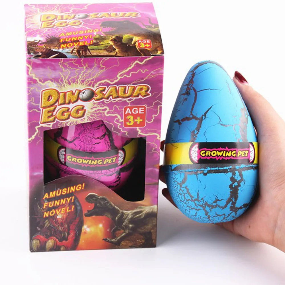 Yh150 Novelty Magic Hatching Growing Dinosaur Toys Dinosaur Eggs With