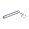 Waterproof Stainless steel Mini LED Flashlight Torch Lamp Camping Keychain Light KD711
