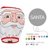 Boomwow 100% Biodegradable Printed Senta Christmas Tree Wire Free Paper Sky Lantern for Christmas New Year Festival