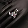 kangaroo ring finger ring silver plated ring fashion jewelry