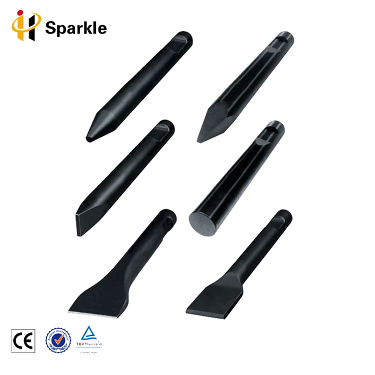 Sparkle Blunt Chisel For Various Models Hydraulic Hammer Breaker Blunt ...