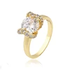 Free Sample 11498 china wholesale 14k yellow gold diamond ring designs jewelry, women artificial jewellery, fashion jewellery