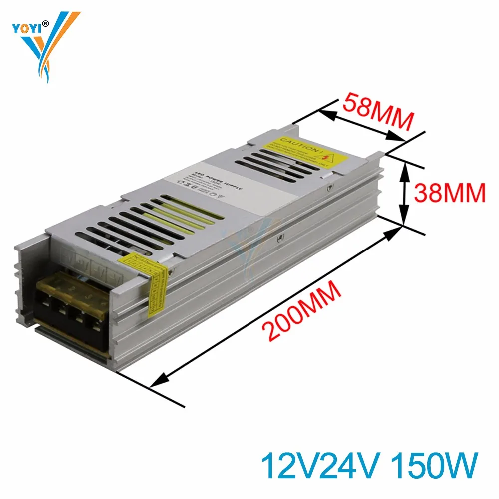60w 100w 120w 150w 200w 250w 350w 400w 12v 24v Slim Led Power Supply ...