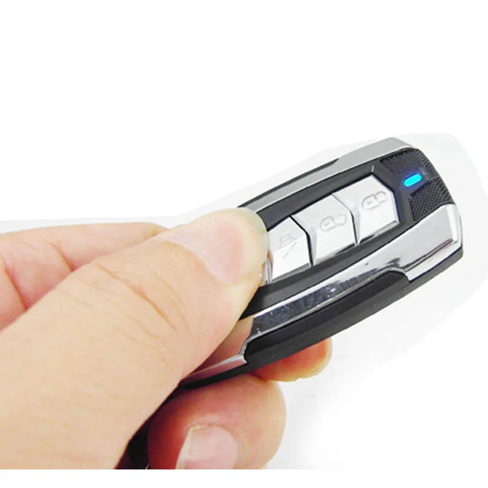 Remote Control Central Locking Kit Car Door Lock Keyless Entry System With Trunk Release Button