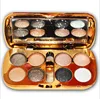 LED Bear Type Pearlescent Eye Shadow Diamond Flash Glitter Matte Makeup Nude Super Shiny Eyeshadow Palette with Brush