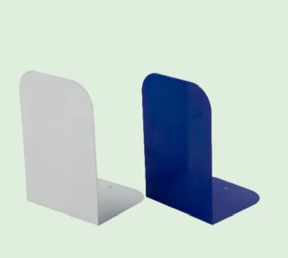School Office Home Blue Or White Study Metal Bookends School Office Home Blue Or White Study Metal Bookends