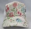 female flower design sublimation fashionable snapback mesh trucker cap