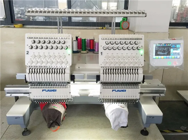 Fuwei Mixed Function Embroidery Machine For Clothe Shoes Flat Cap Bags ...