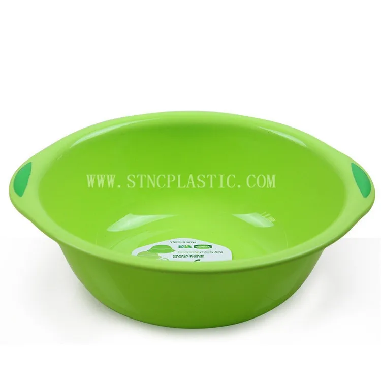 Round Shape Plastic Colorful Washing Up Bowl Kitchen Basin Sink 28cm 