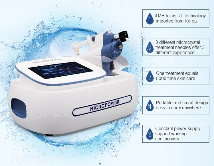 Portable needle free mesotherapy gun injection equipment