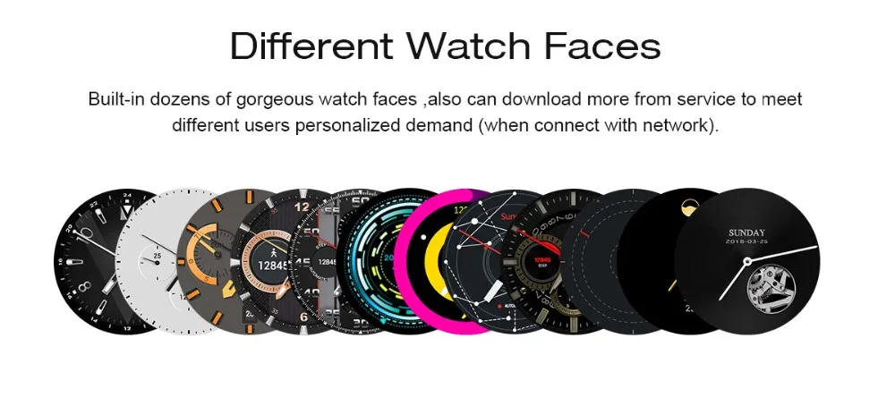Factory Mtk 6737 Android 7.0 Smart Watch 2018 Wifi Video