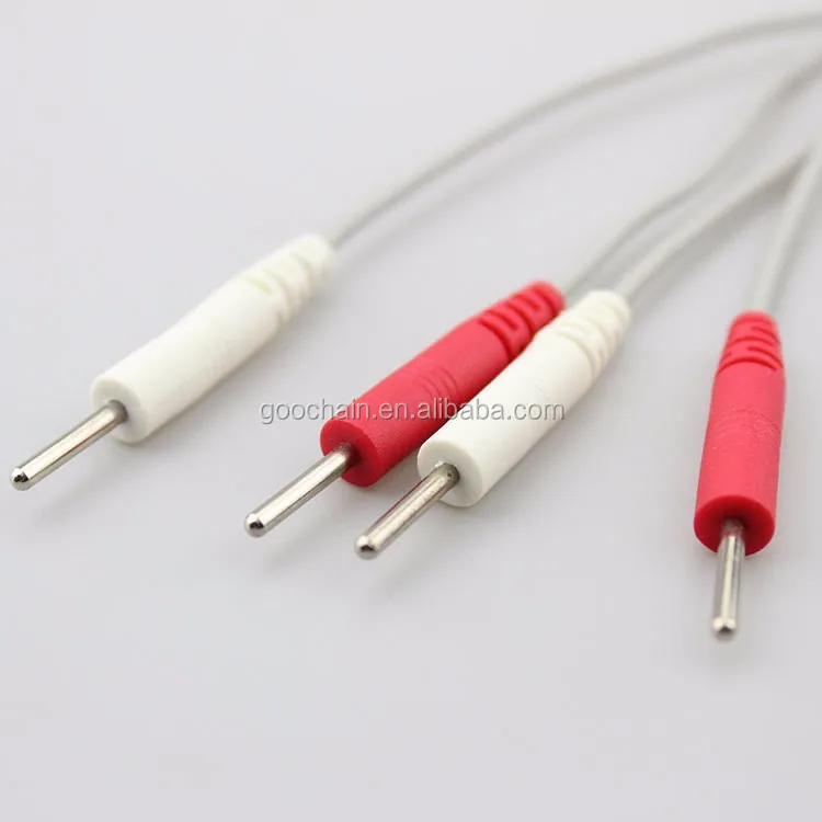 Dc 3.5mm Electrode Wires Tens Ems Machine 4pin Cables Connection 3.5mm