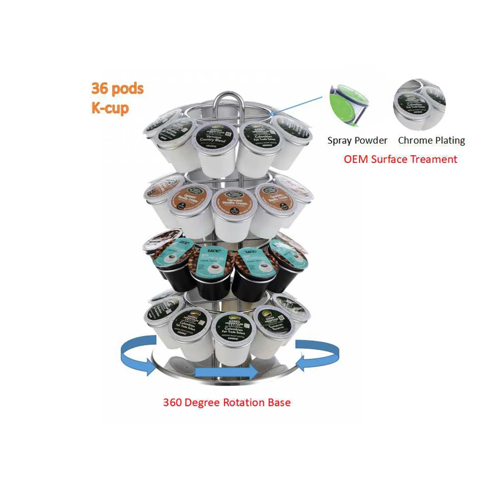 Factory Supply 36 Pods Kcup Lavazza Coffee Capsule Holder With