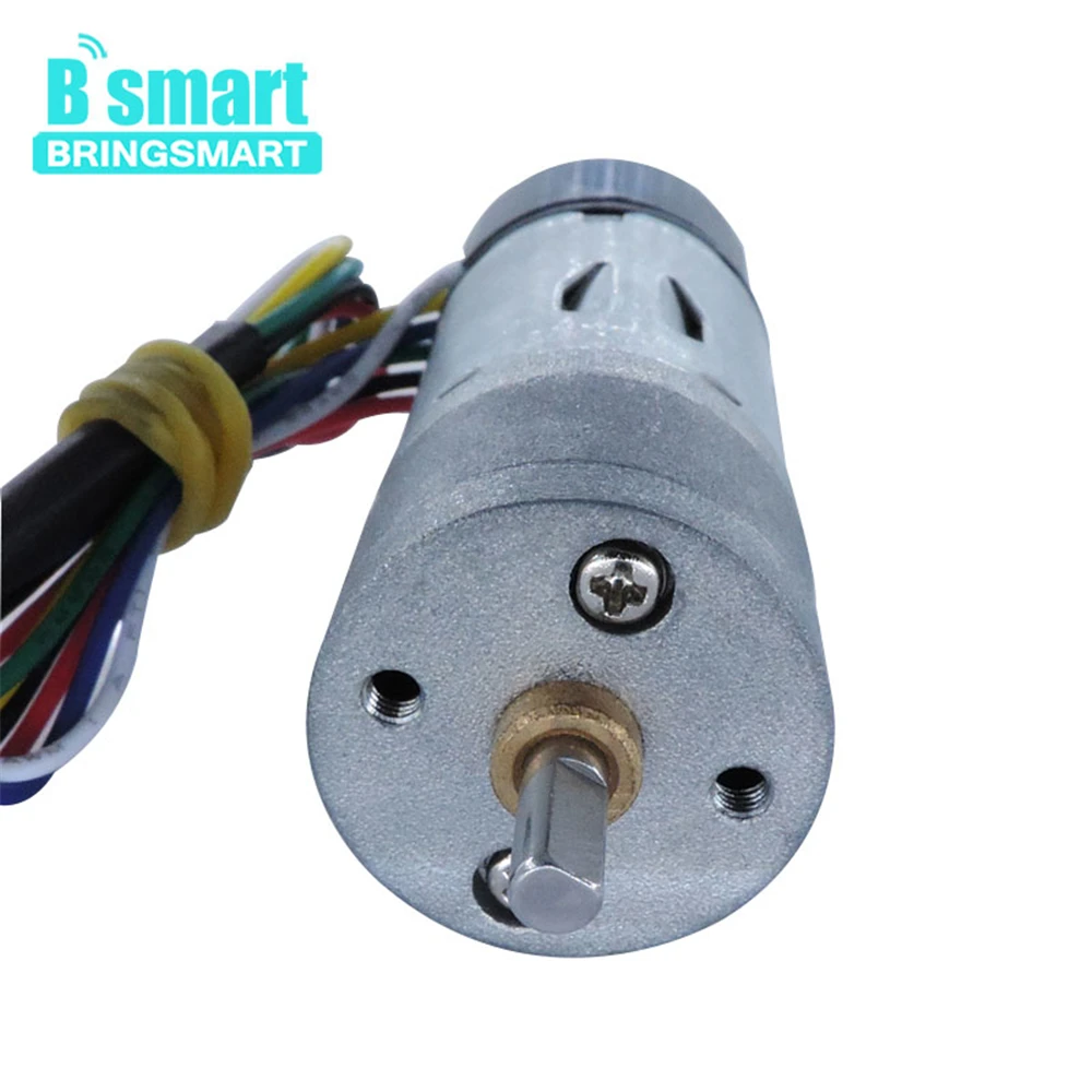 Bringsmart Motor Mikro Dc Encoder Jga Gb Dc V Mini Gear Motor Elektrik Rpm Sikat Motor