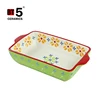 Promotion mix color ceramic plate tableware dishware for sale