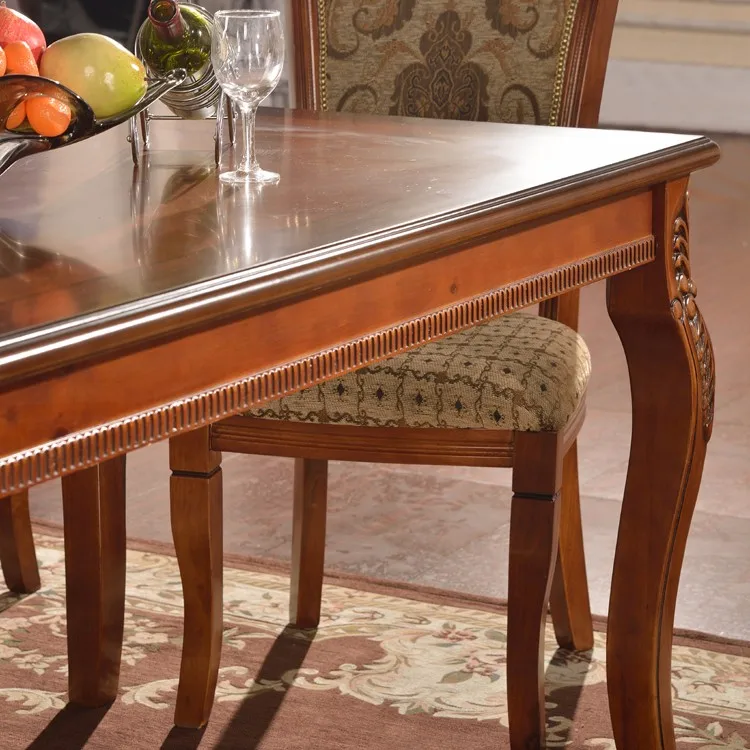 Home Dining Table Solid Wood Dining Room Furniture Set From Guangzhou