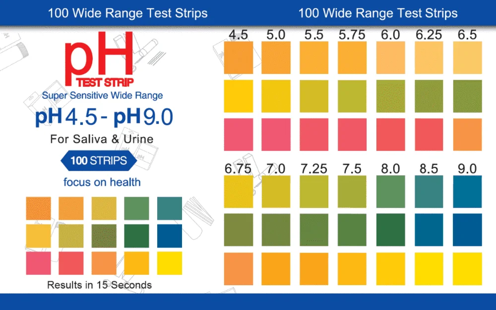 Accurate Ph Test Strips For Testing Alkaline And Acid Levels In The