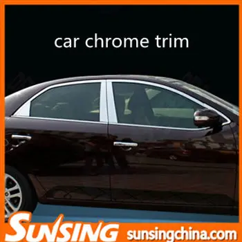 chrome lining for car