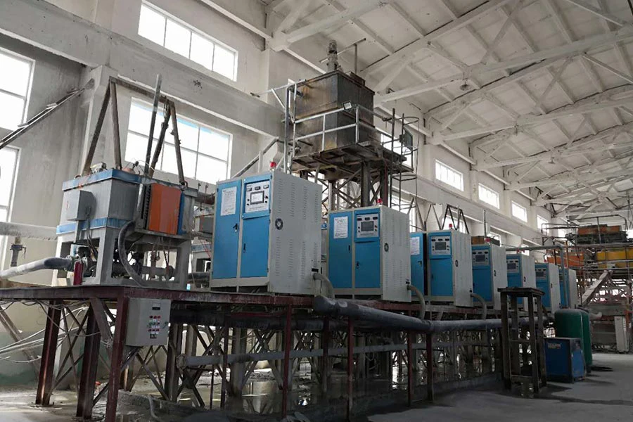 Electromagnetic slurry separator