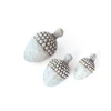 paper mache/paper pulp crafts of acorn for christmas/autumn/home decoration