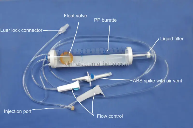 Sterile Pediatric Infusion Set 150ml With Burette Buy Infusion Set