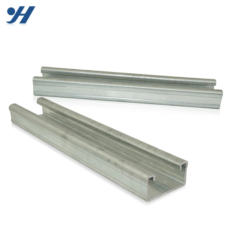 Black Powder Coated Strut Slotted Channel,Channel Iron For Sale,Metal