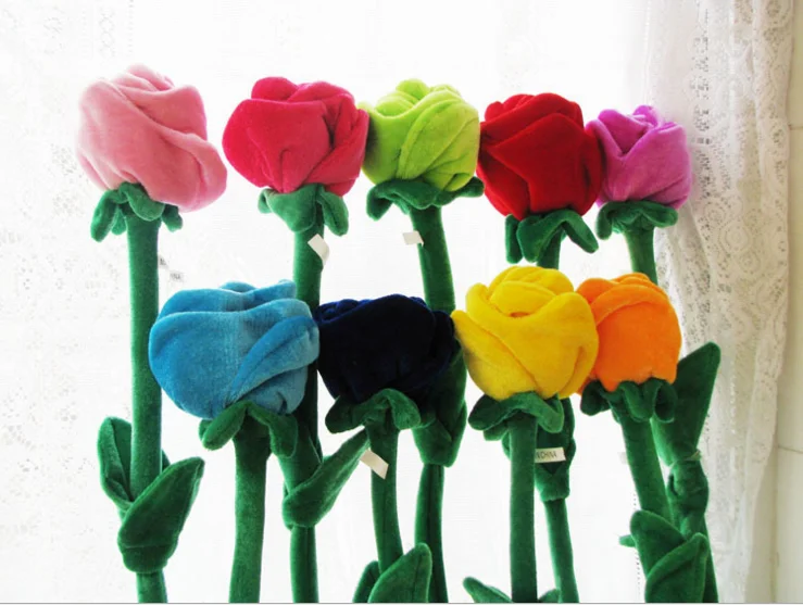 plush rose flower