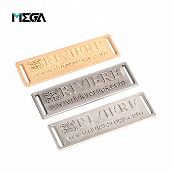 Whole Clothing Handbag Hardware Accessories Engraved Nickel Whole Clothing Handbag Hardware Accessories Engraved Nickel Custom Metal Plate Label Tag Brand Logo