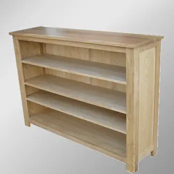 302 Range Solid Oak Low Wide Bookcases Wood Book Racks 302 Range Solid Oak Low Wide Bookcases Wood Book Racks
