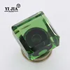 wholesale square green color crystal knobs for dresser
