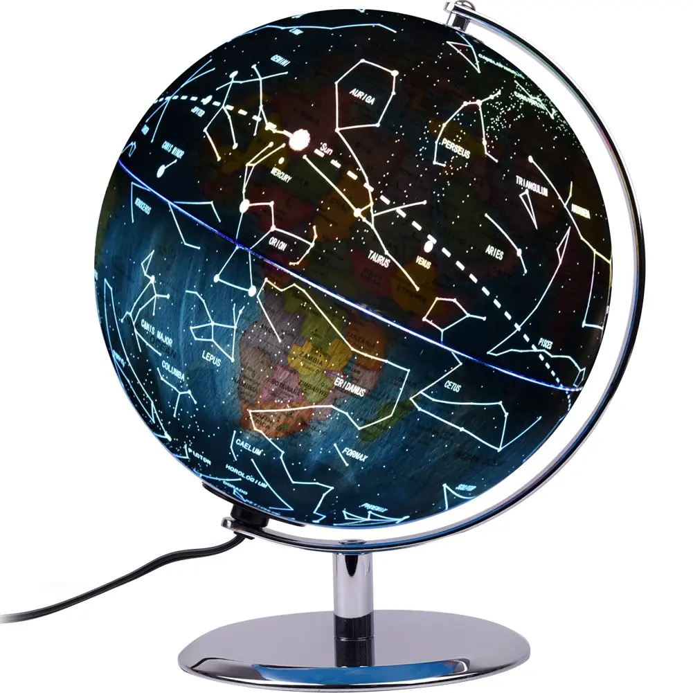 Replogle Globe Geographer Write-On Wipe-Off World Globe Dry Erase Geography Tool 