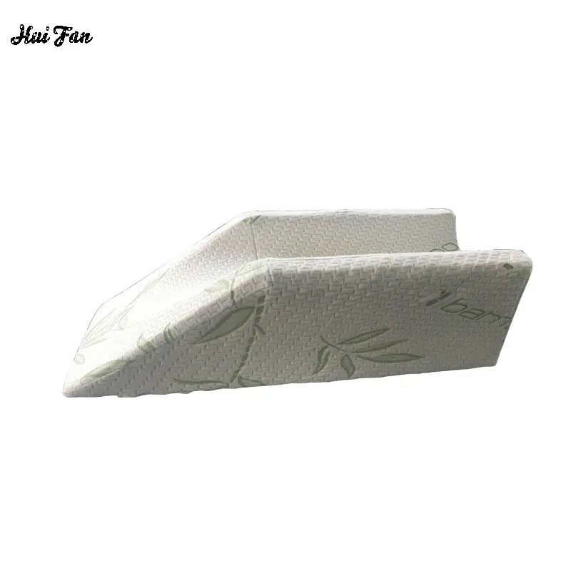 Memory Foam Filling Bamboo Leg Elevation Foam Pillow For Rest Knee