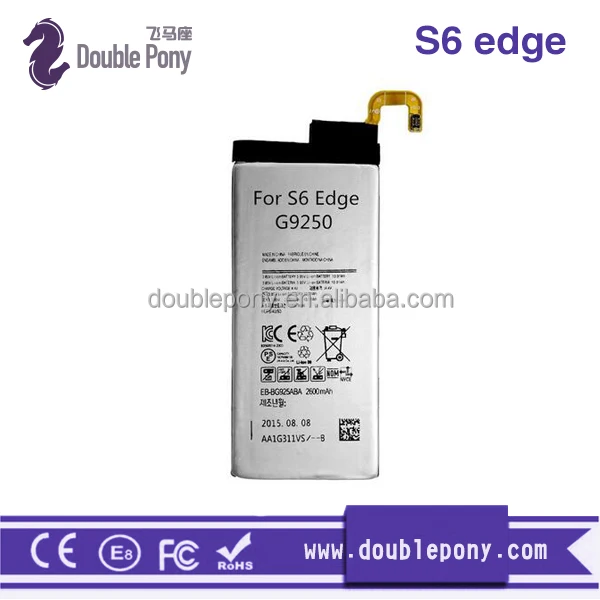 Fushixing OEM battery 2600 mAh EB-BG925ABE battery for samsung S6 edge