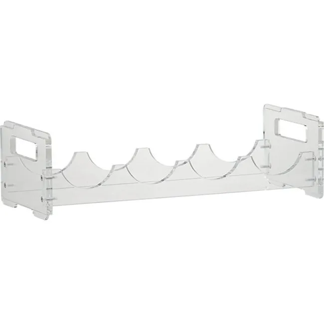 Clear Acrylic Bottles Holder Display Shelf Storage Wine Acrylic Rack
