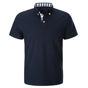 Men Polo Casual Golf Solid Color Cotton T Shirts Men Polo Casual Golf Solid Color Cotton T Shirts