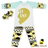 Newborn Baby Girl Clothes Images Best Friend Printed T-Shirt Wholesale China Children Clothing Sets