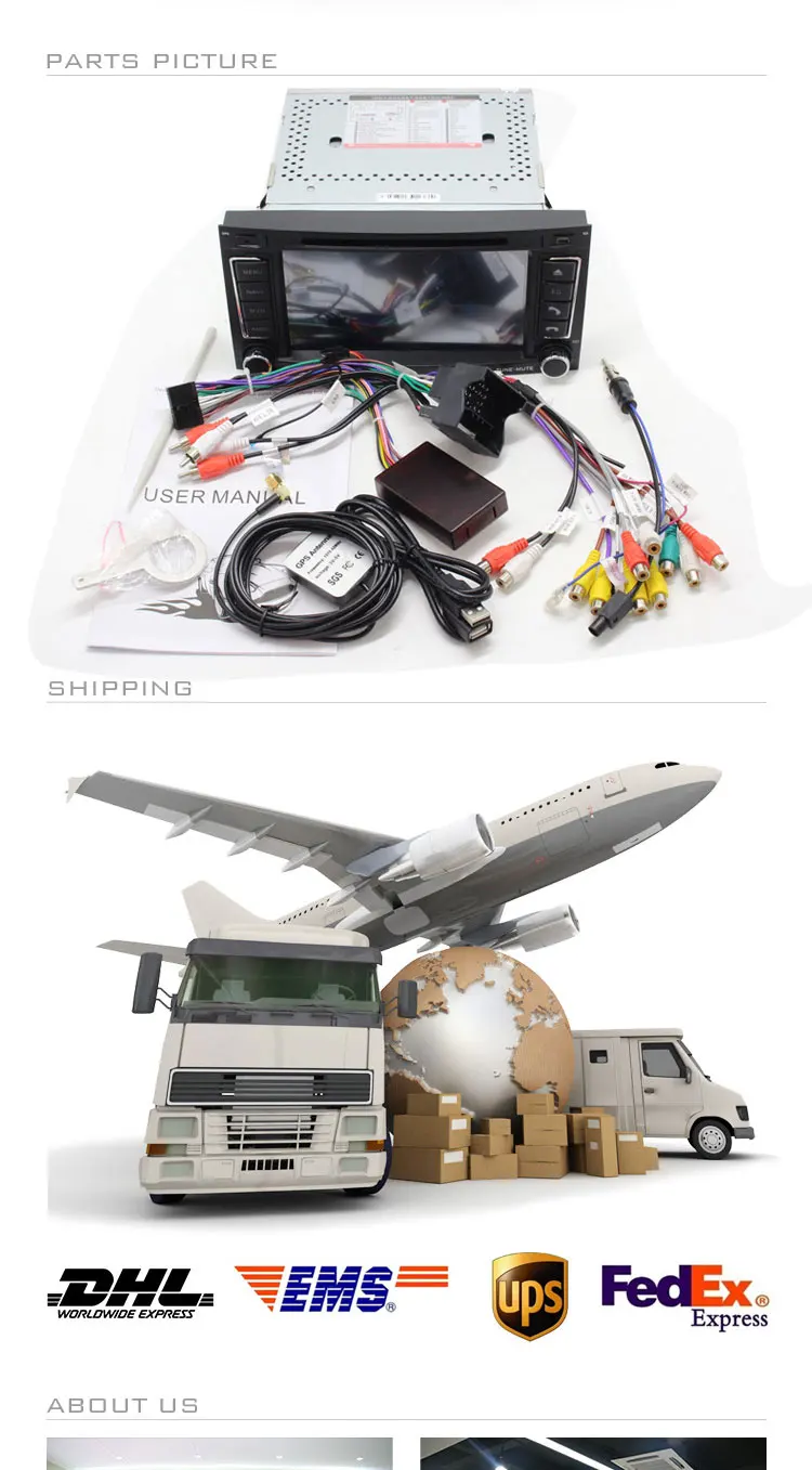 2 din radios car dvd player for VW Touran 2002-2010 dvd gps player +