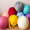 100% Australia Merino Wool Roving Top Super Chunky Giant Thick Wool Yarn for Blankets in 100 Colors Sample Purchase