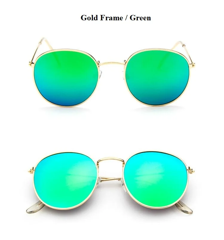 2016 retro round sunglasses women men brand designer sun glasses for