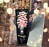 Custom Logo Printed Rectangular Cardboard Box Packing for Flower Luxury Hat Box