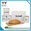 Hot sell 5 piece canister set bread bin sugar coffee tea cookies