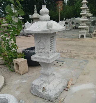 pagoda japanese garden lantern granite larger
