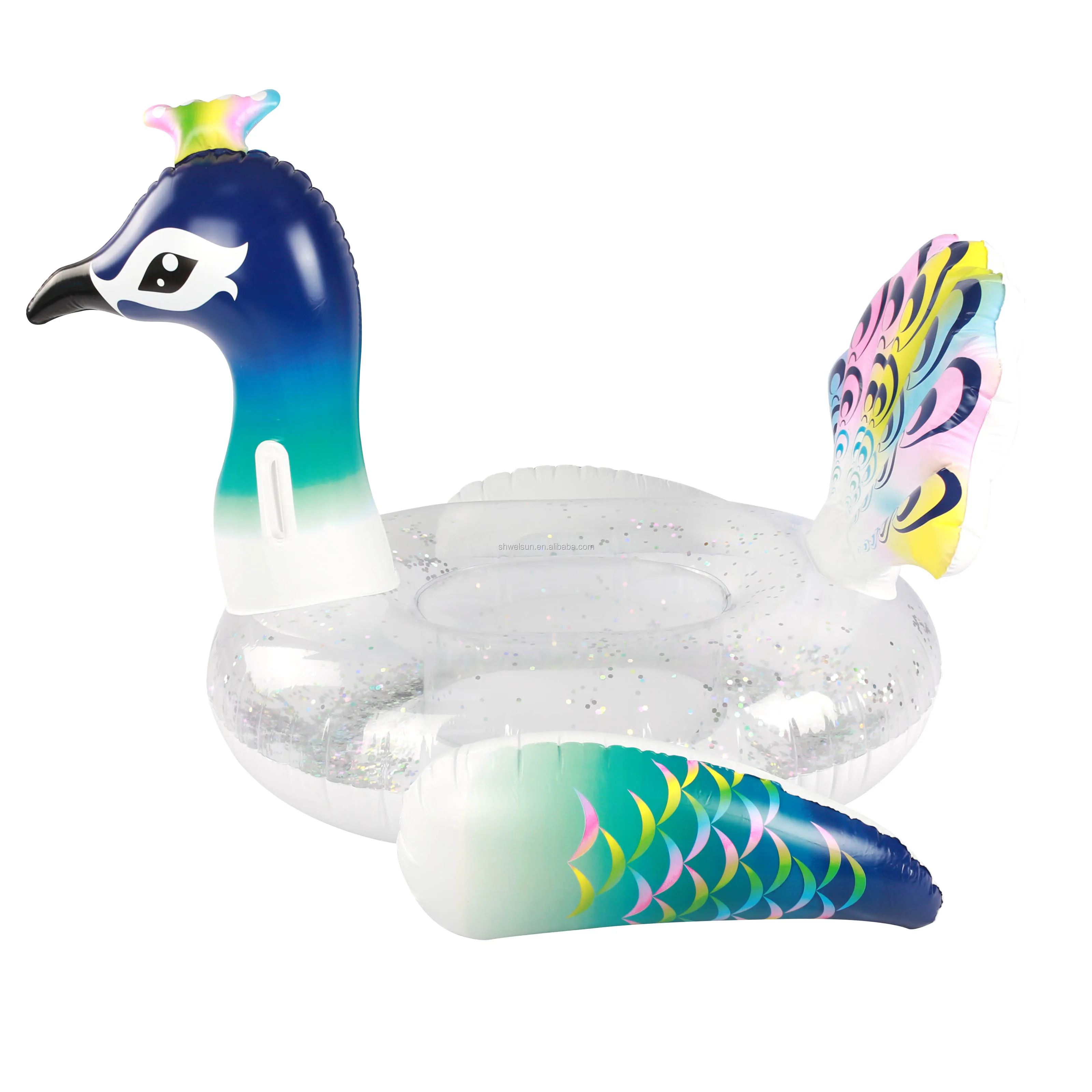 inflatable peacock float