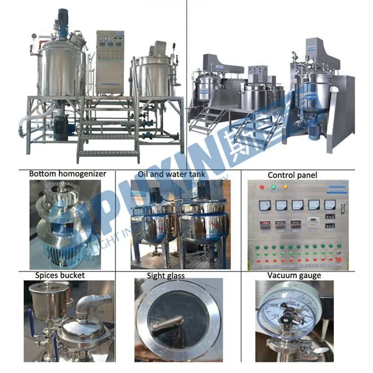 fixed designer vacuum homogenizer details