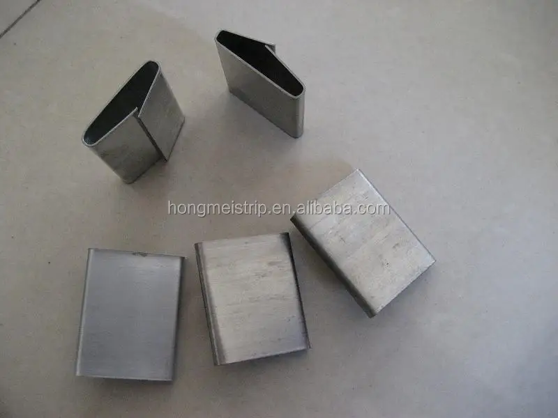 China Wholesale High quality Galvanized metal strap seals for steel strapping 32mm 19mm 13mm
