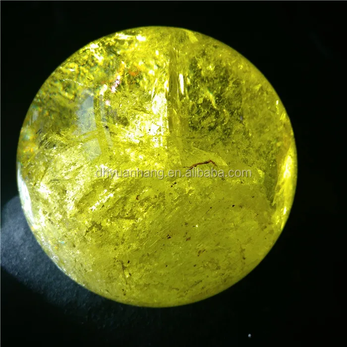 Glorious Natural Quartz Crystal Ball Citrine Crystal Healing Spheres - Buy Natural Rock Citrine